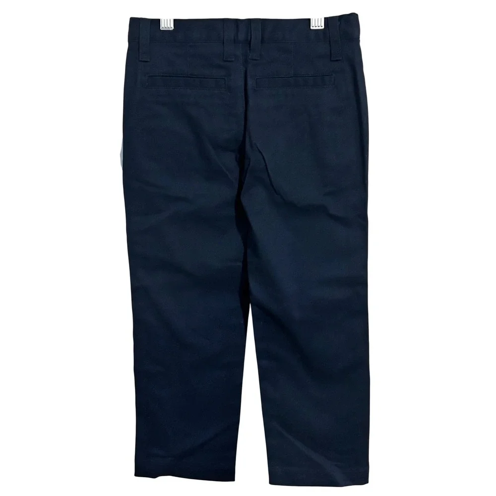 Cat & Jack Navy Blue School‎ Uniform Pants Child's Size 4 Straight Leg NWT